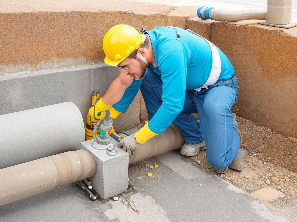 Fixing a Pipe Problem: Repairing a Pipe Under Concrete