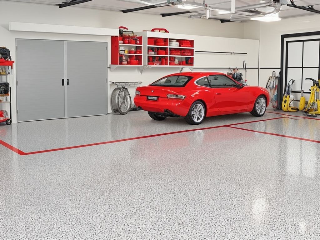 Garage Upgrade Cost Factors And Installation Of Epoxy Flooring 1834